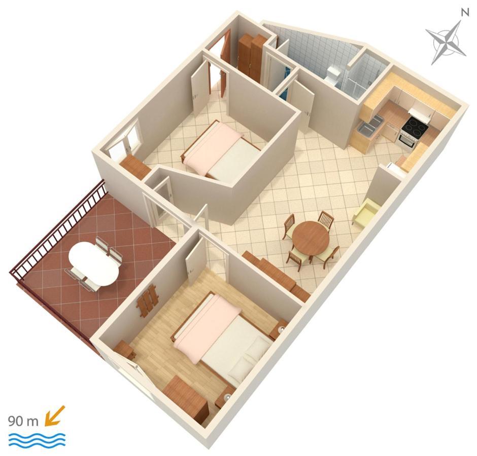 Apartments By The Sea Stanici, Omis - 1028 Tice 외부 사진