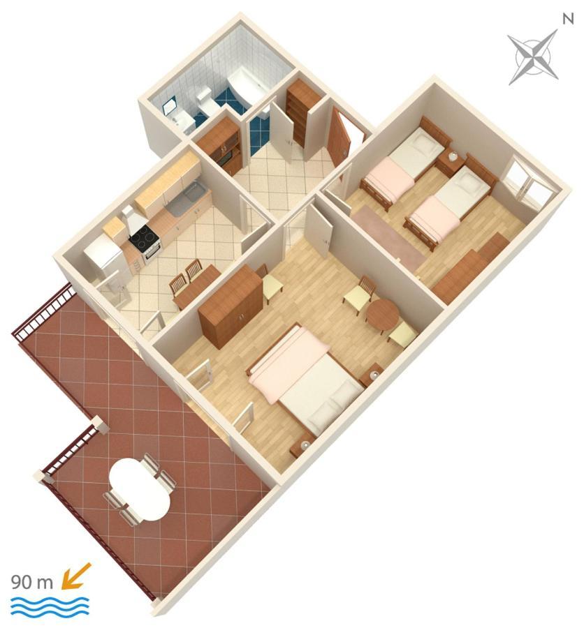 Apartments By The Sea Stanici, Omis - 1028 Tice 외부 사진